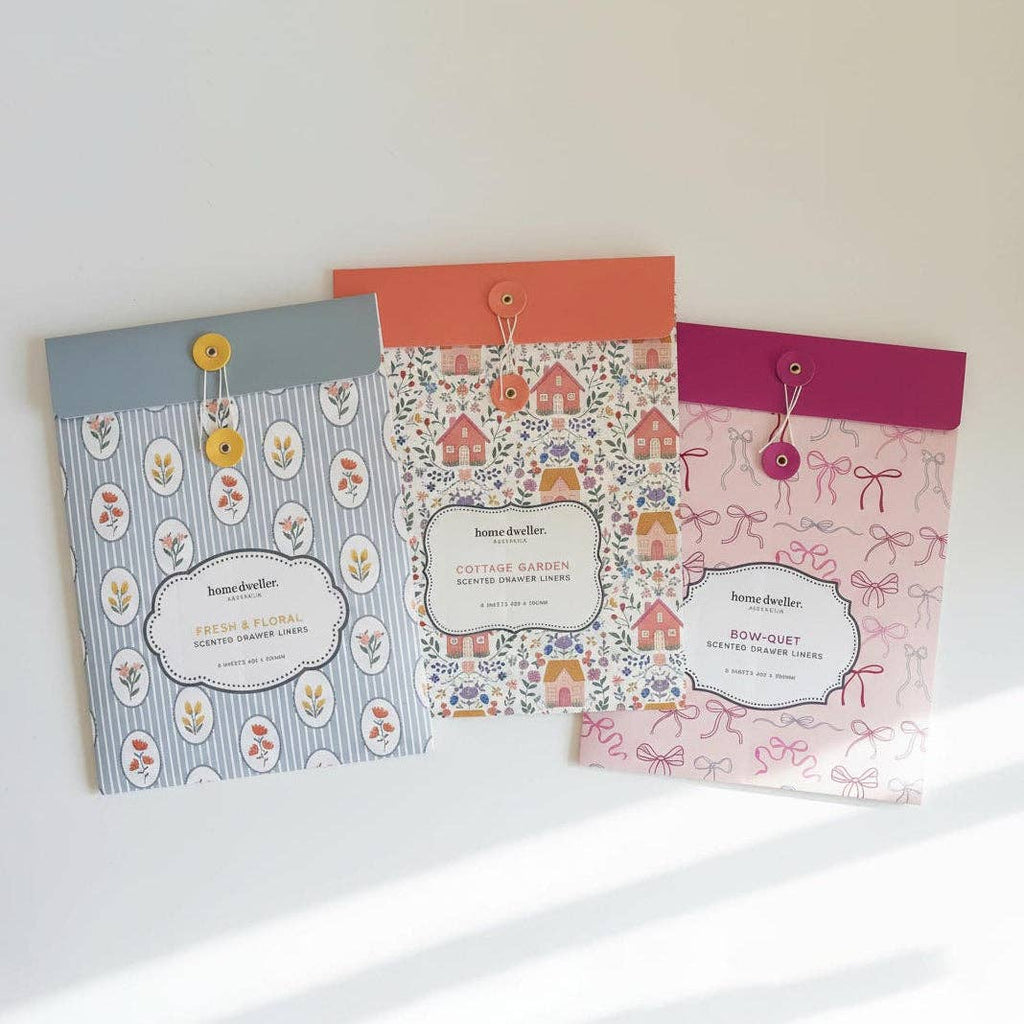 Home Dweller - Scented Drawer Liners - Cottage Garden