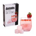 BARTENDER ROSE QUARTZ GIN STONES SET 6 W/ BAG