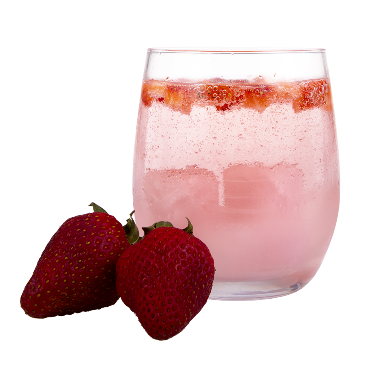 BARTENDER ROSE QUARTZ GIN STONES SET 6 W/ BAG