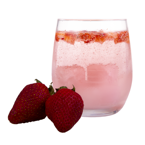 BARTENDER ROSE QUARTZ GIN STONES SET 6 W/ BAG