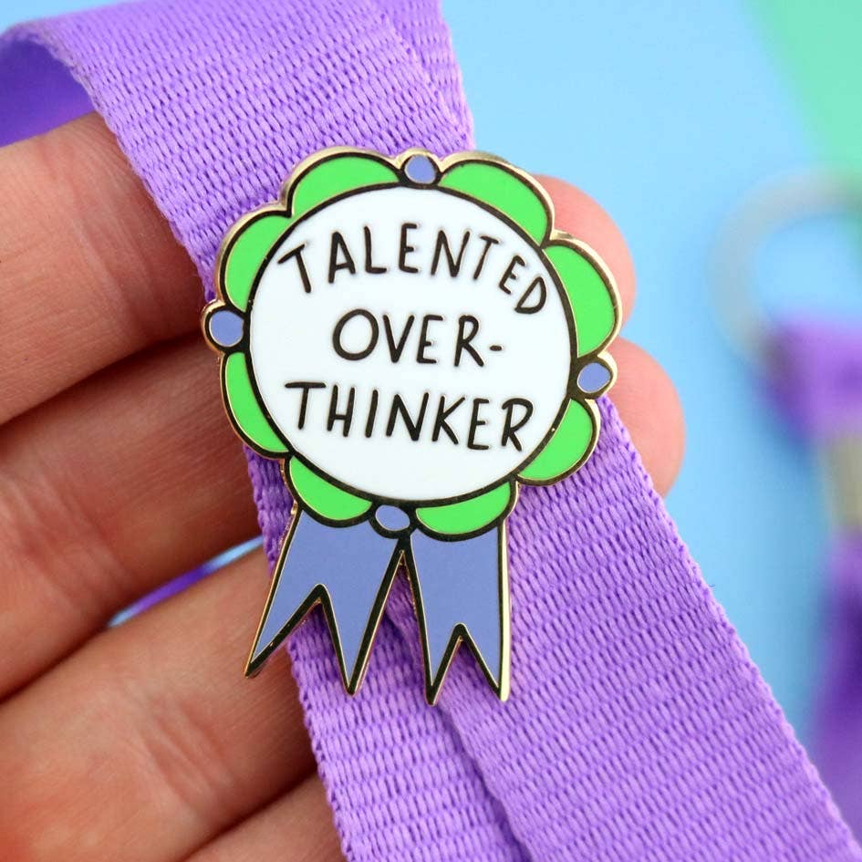 Jubly-Umph - Talented Over-Thinker Lapel Pin
