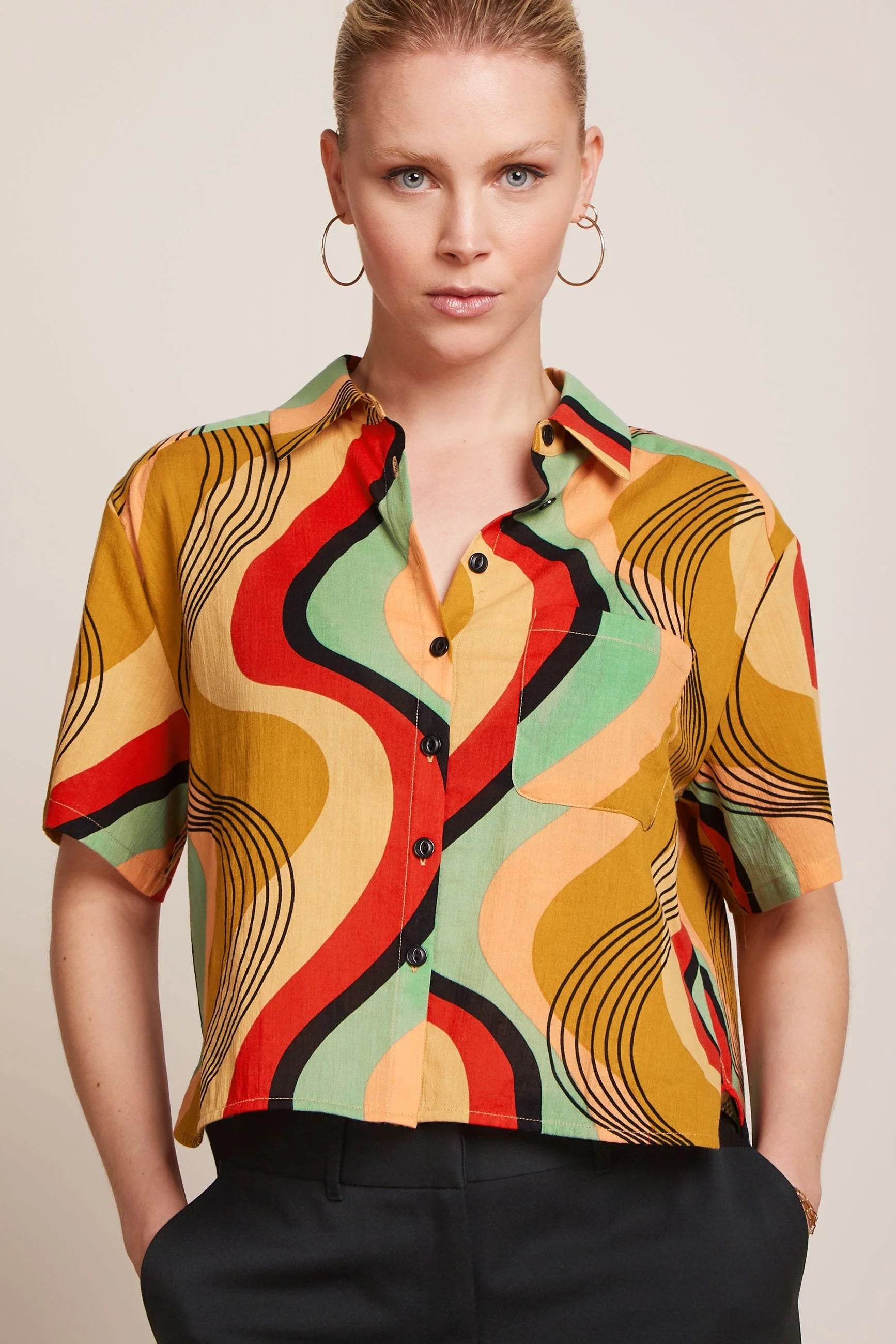 EVELINA BLOUSE FALAISE - HARVEST YELLOW - KING LOUIE