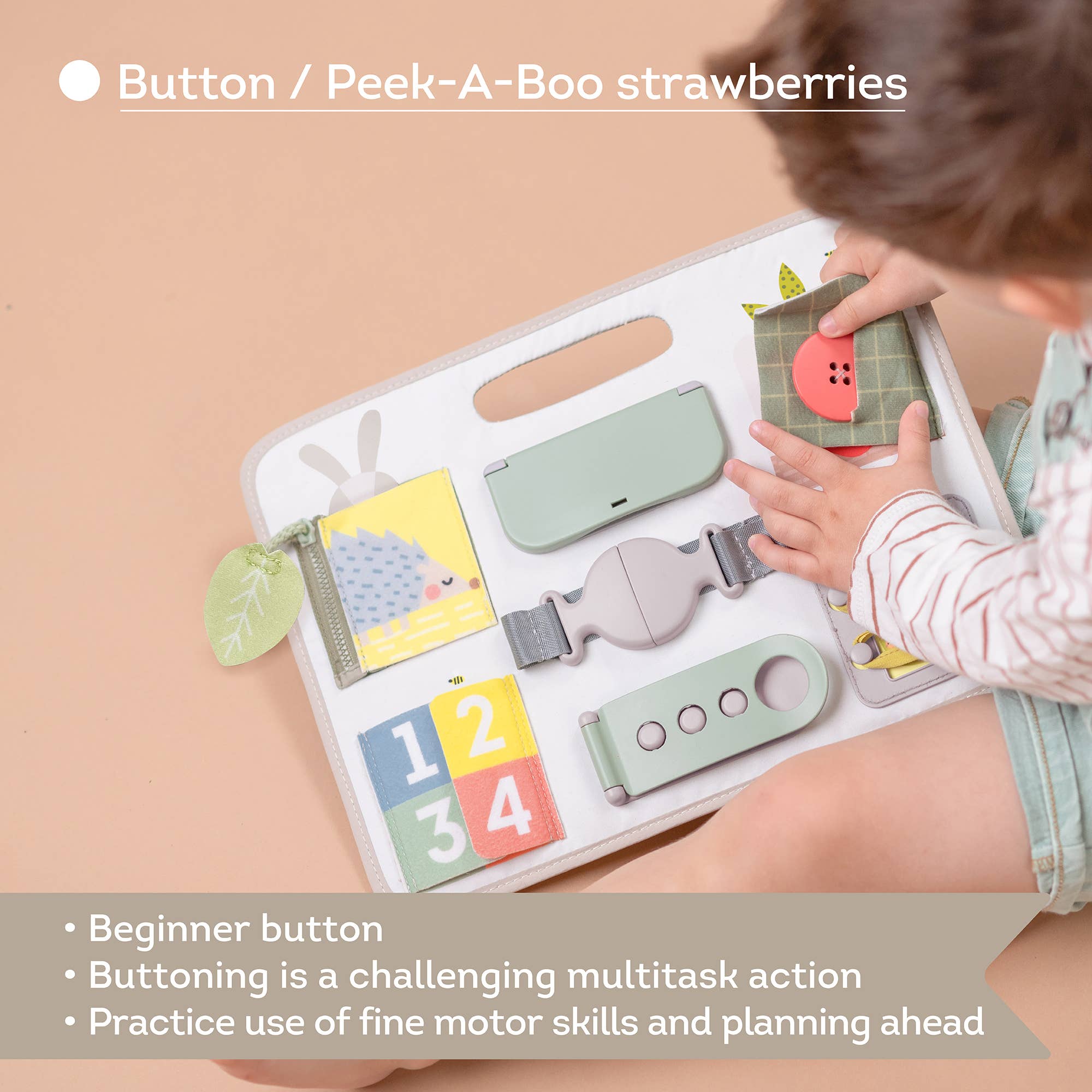 Playette - Taf Toys Activity Buckle Board