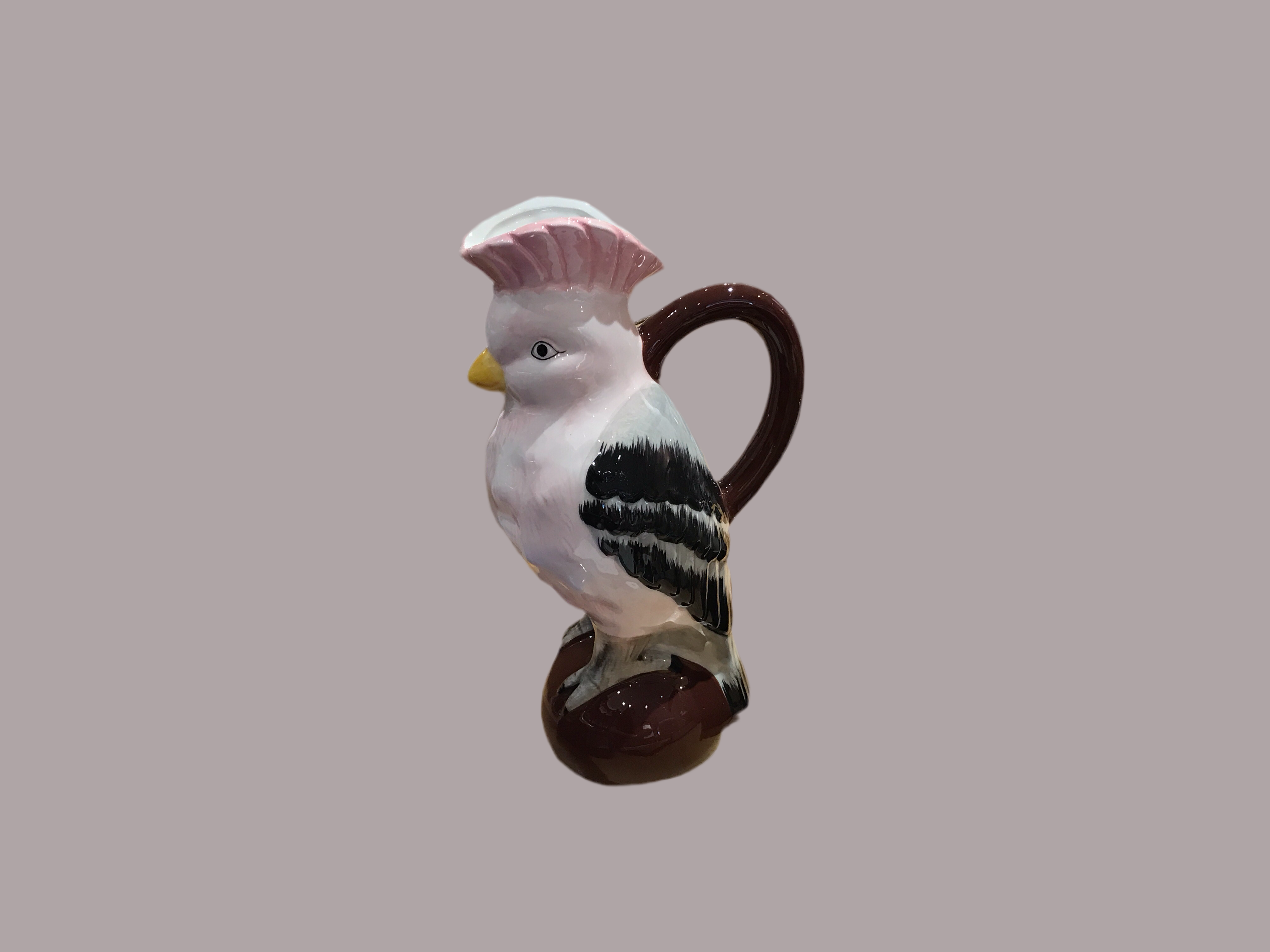 COCKATOO CERAMIC JUG