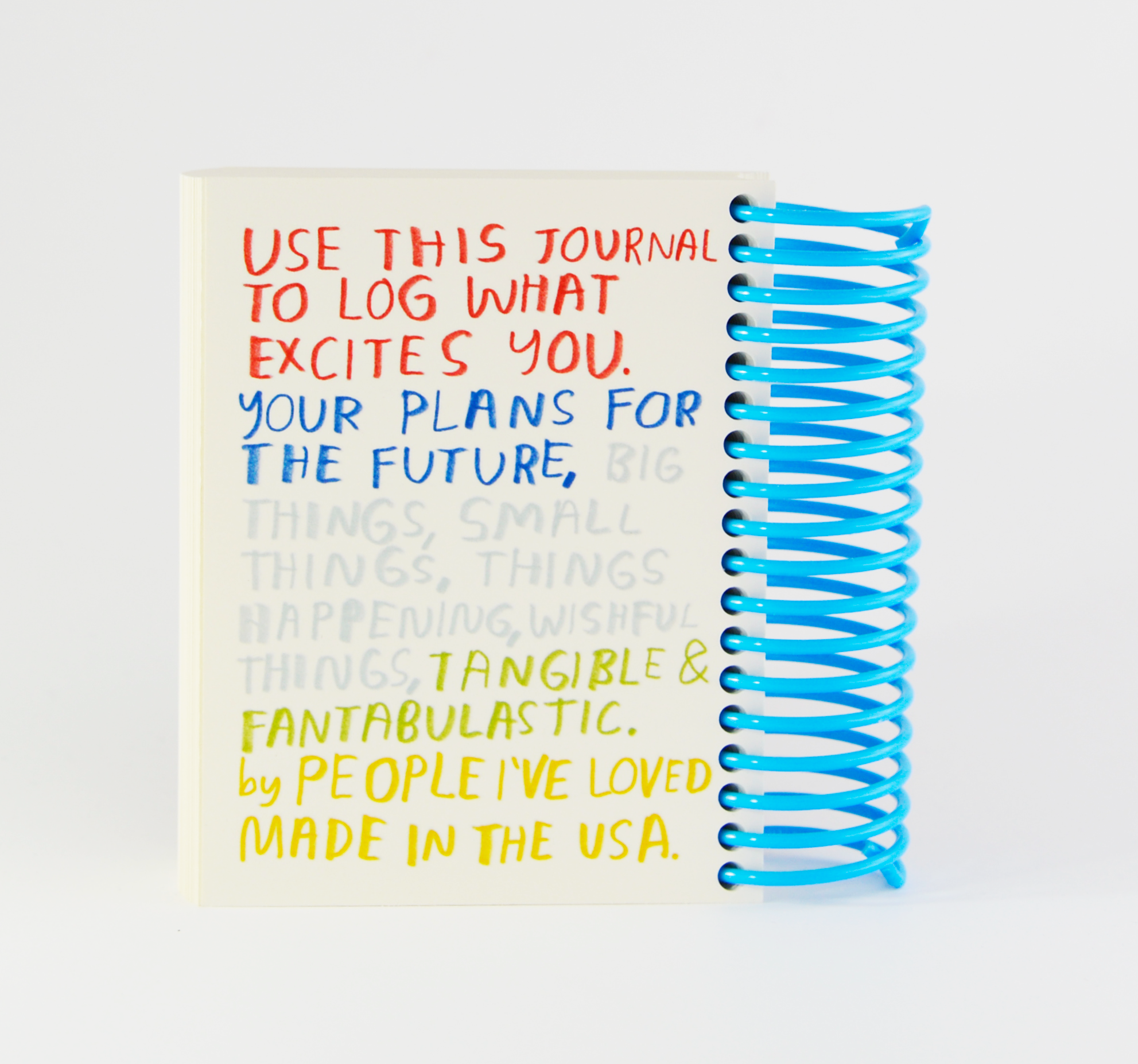 People I've Loved - Things I Am Looking Forward To Journal