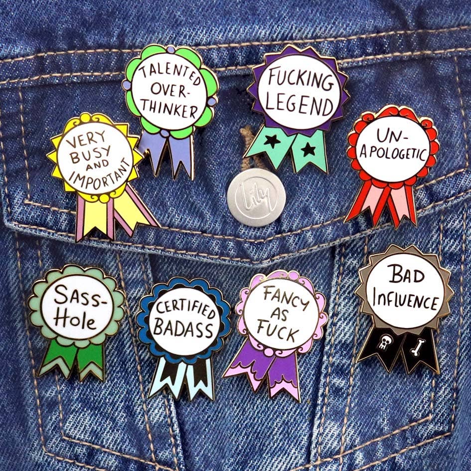 Jubly-Umph - Talented Over-Thinker Lapel Pin