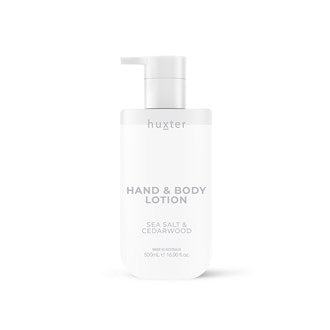 HAND & BODY LOTION - 500ML - SEA SALT & CEDARWOOD