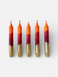 Florrie and Wren - Colourful ‘Autumn Spice’ Handmade Candles Orange & Burgundy