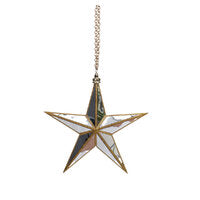 WIRE GOLD MIRROR STAR - 2024