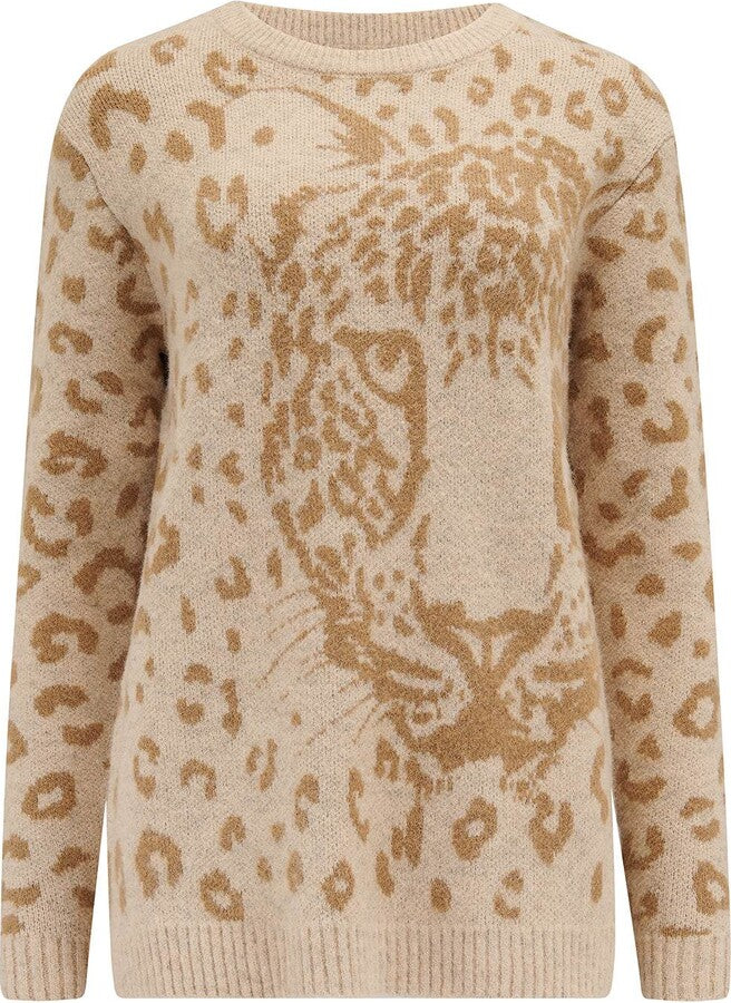 ABALINA JUMPER CREAM LEOPARD - SUGARHILL BRIGHTON - AW25