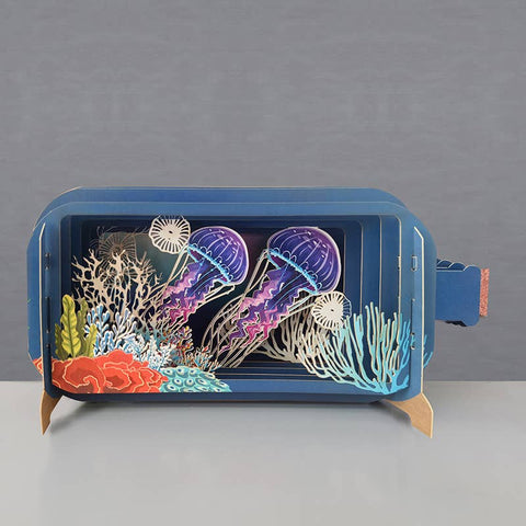 Alljoy Design - Message in a Bottle Pop Up Card
