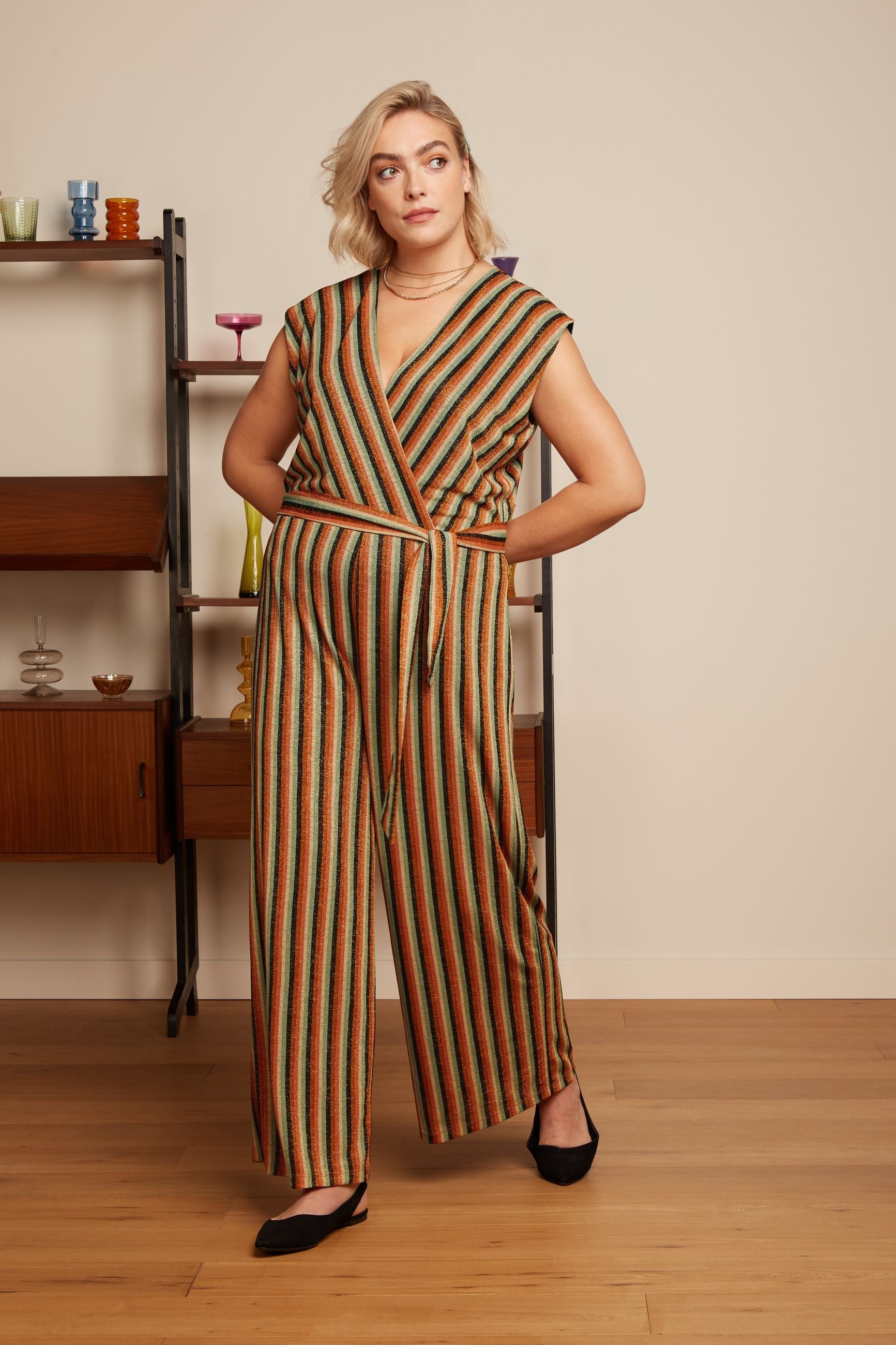 MARY JUMPSUIT PISO STRIPE KING LOUIE - 0325-02