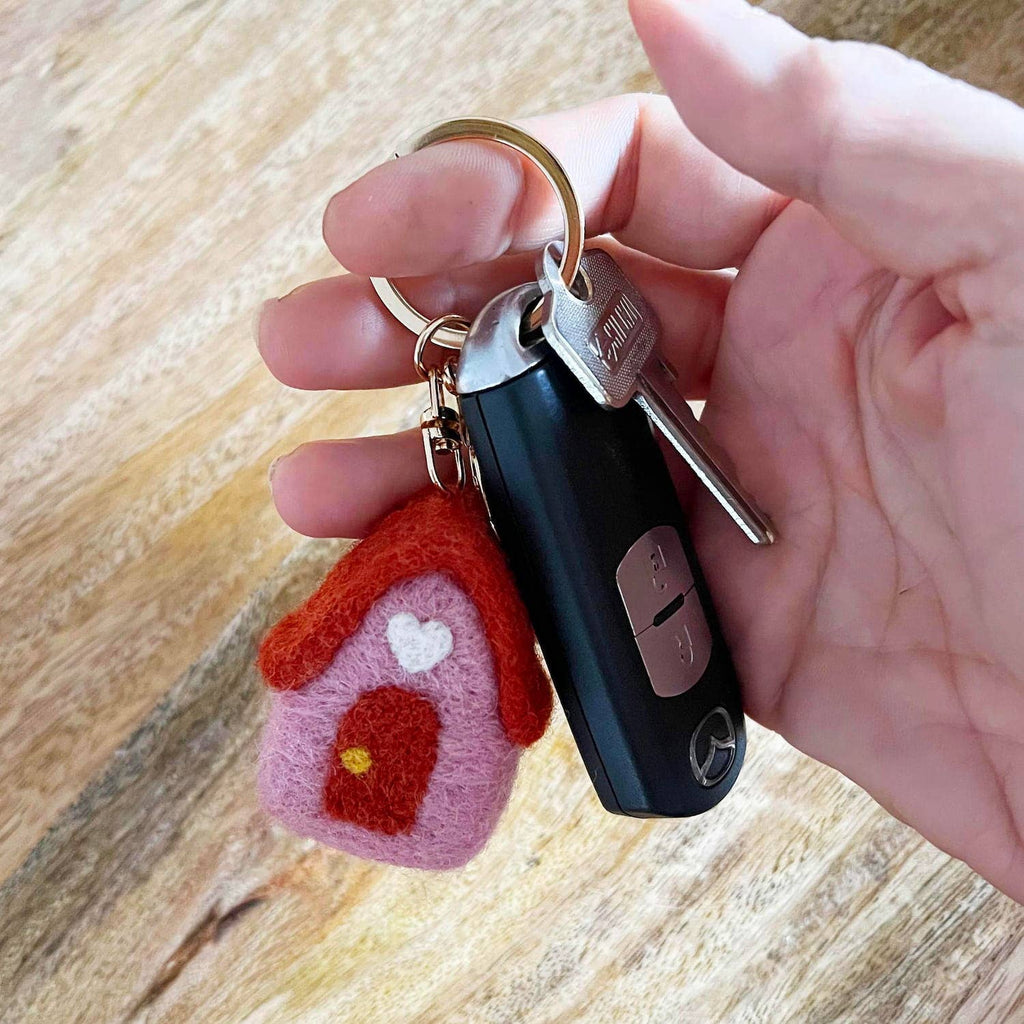 Home Dweller - Felt House Keychain | Bag Charm