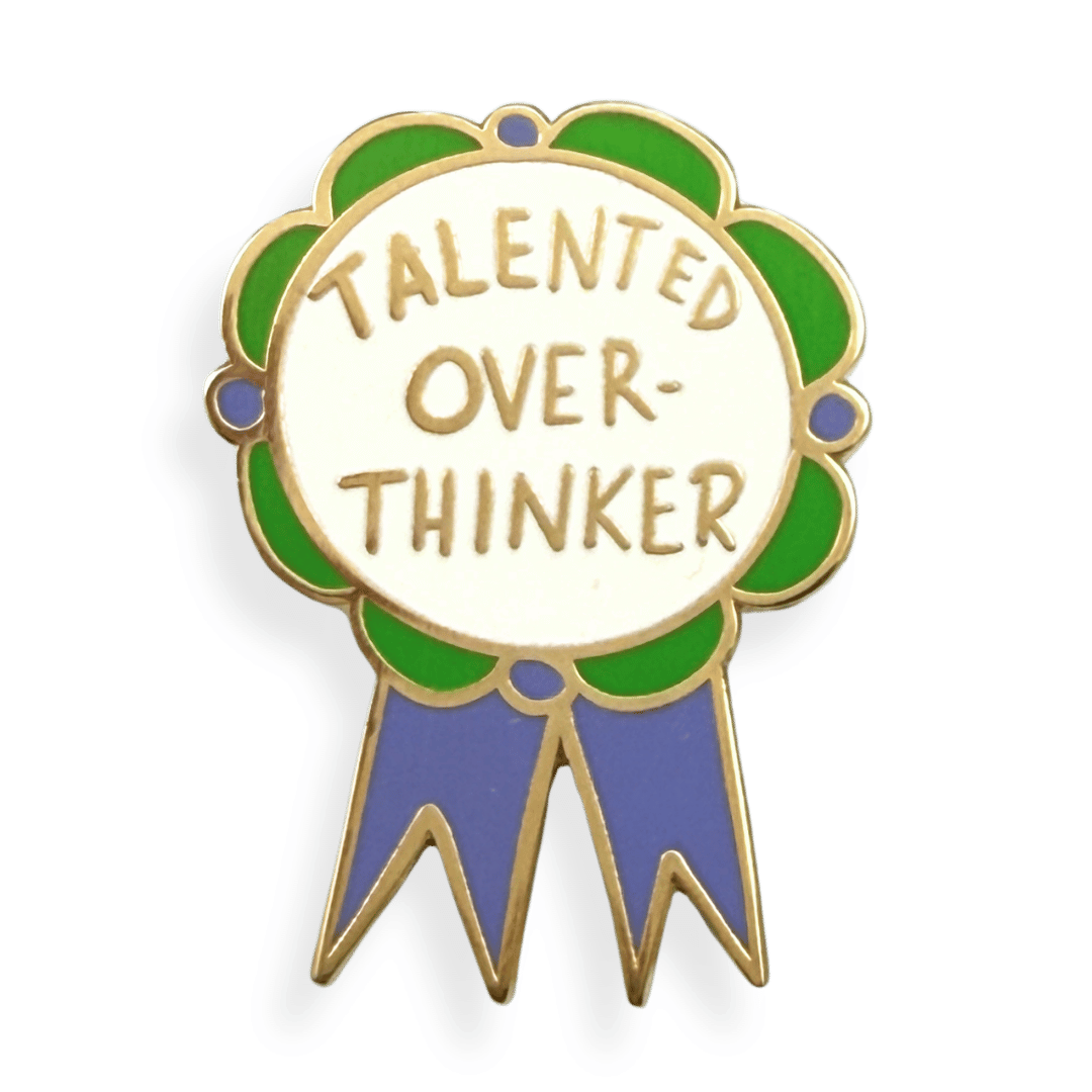 Jubly-Umph - Talented Over-Thinker Lapel Pin