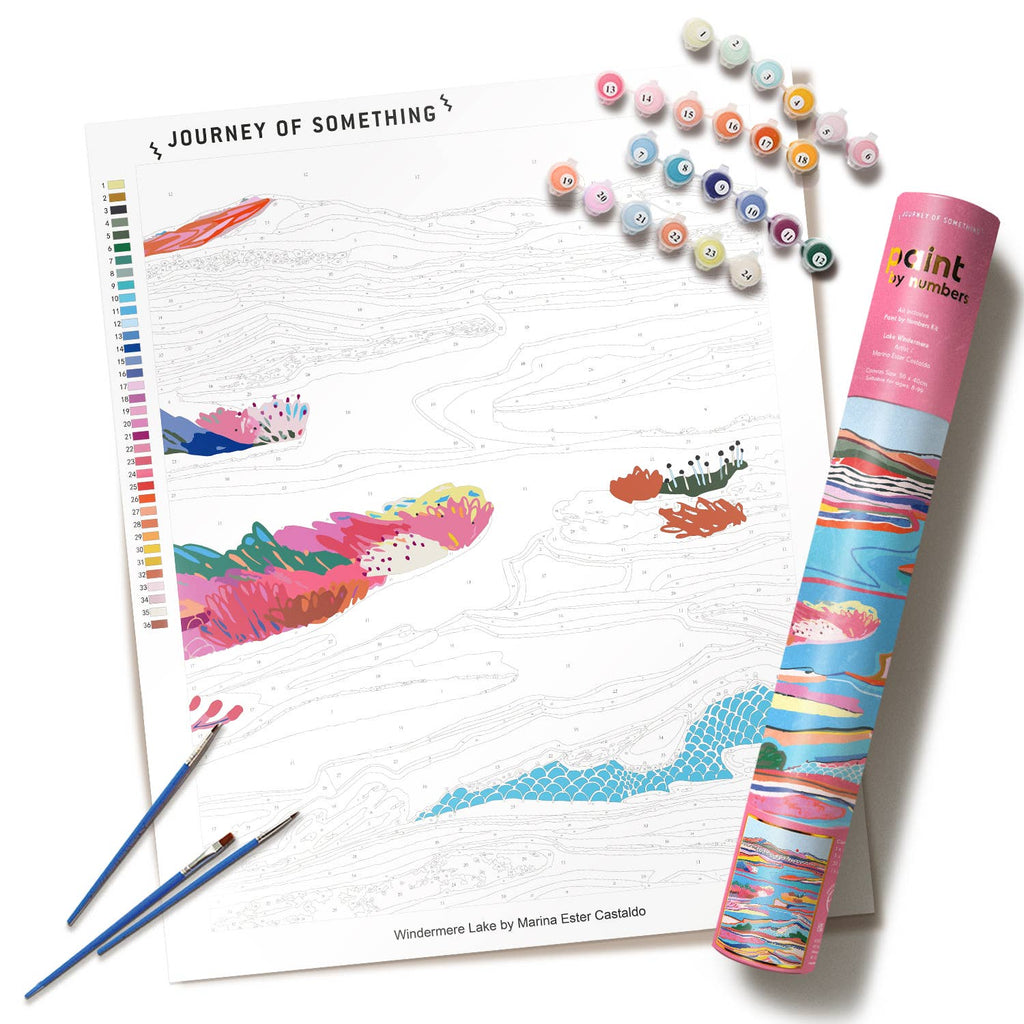 Journey Of Something - Paint by Numbers - Lake Windermere