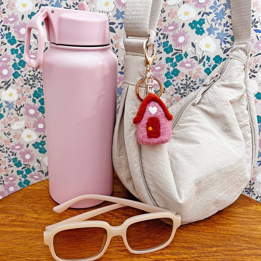 Home Dweller - Felt House Keychain | Bag Charm