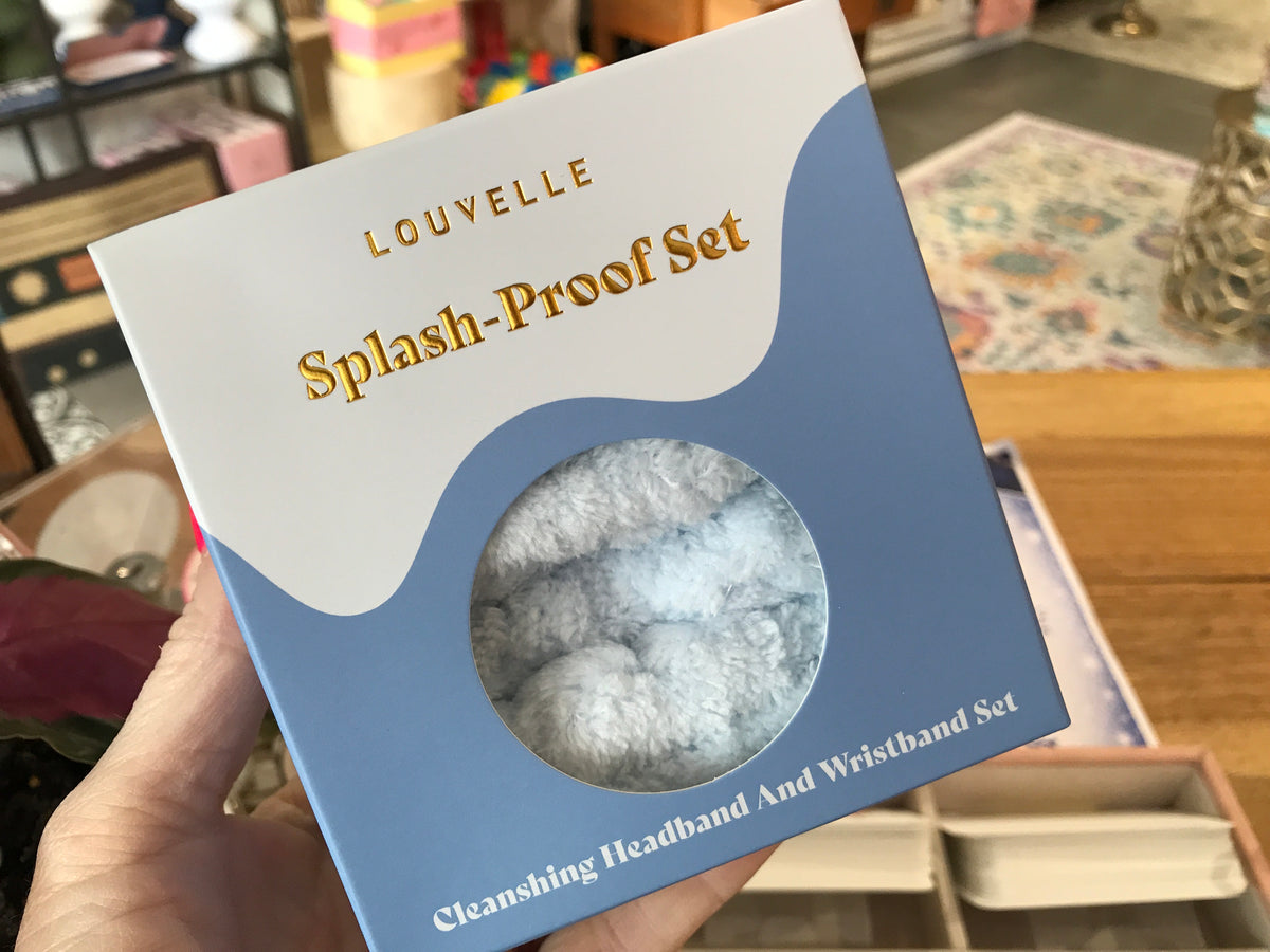 Splash Proof Cleansing Set in Blue