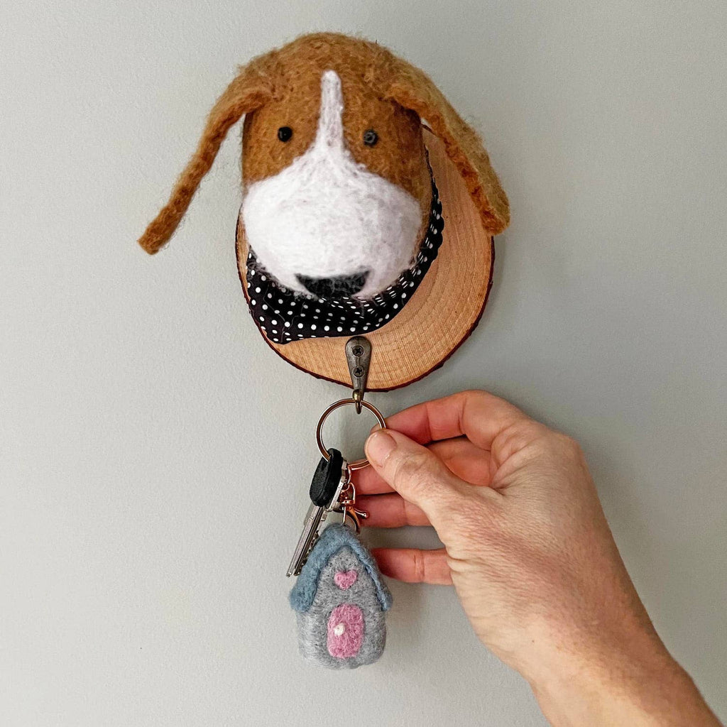 Home Dweller - Felt House Keychain | Bag Charm
