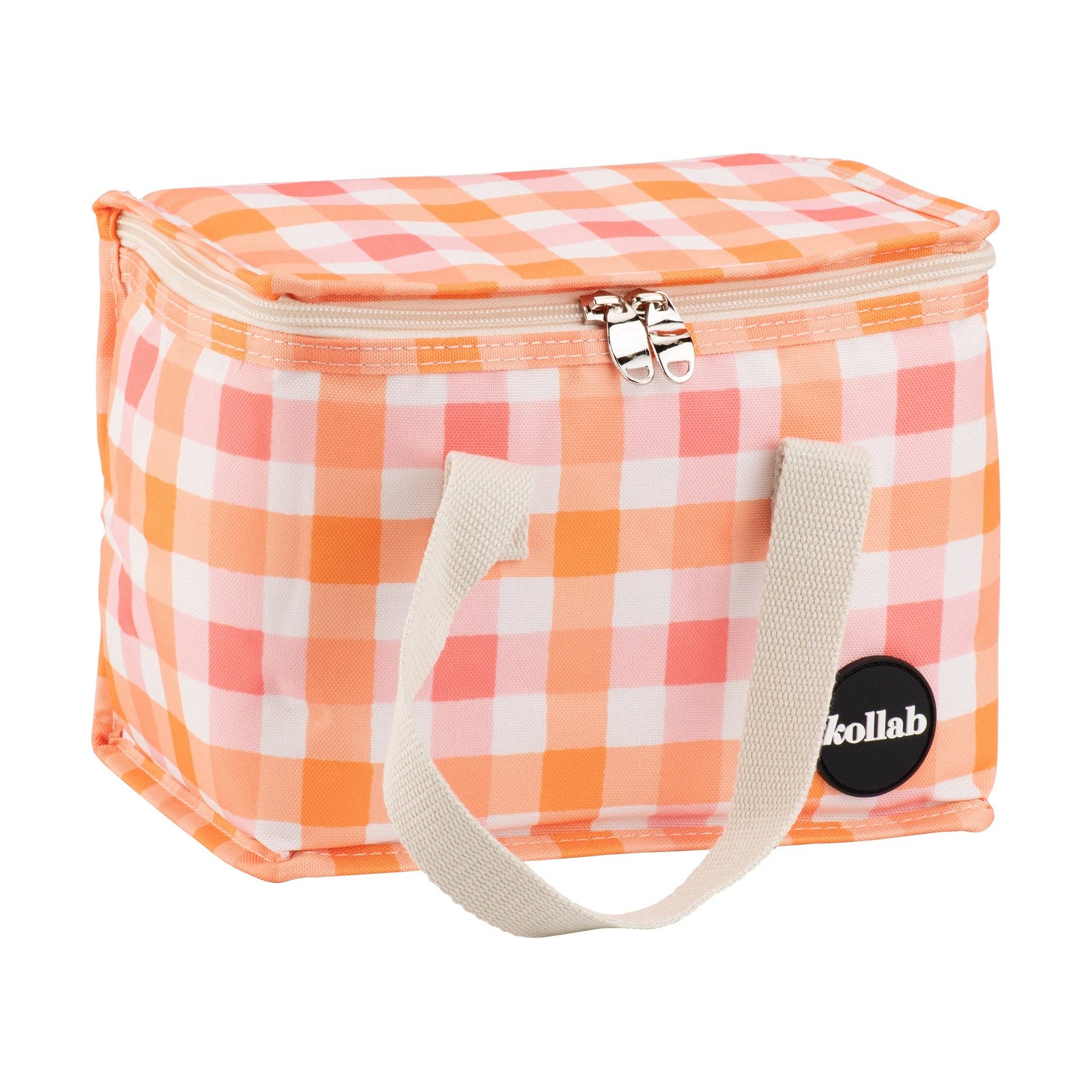Kollab - Lunch Box Watermelon Peach Check