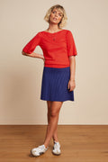 KING LOUIE - BORDER SKIRT DITTO - EVENING BLUE 1025-02
