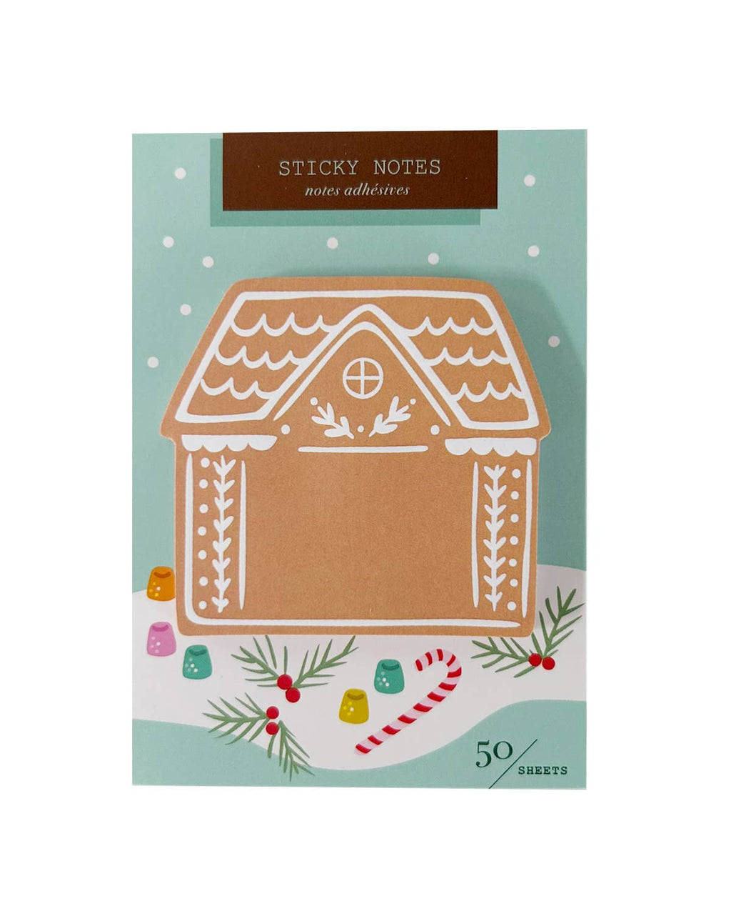 Girl of All Work - Gingerbread House Die Cut Sticky Notes