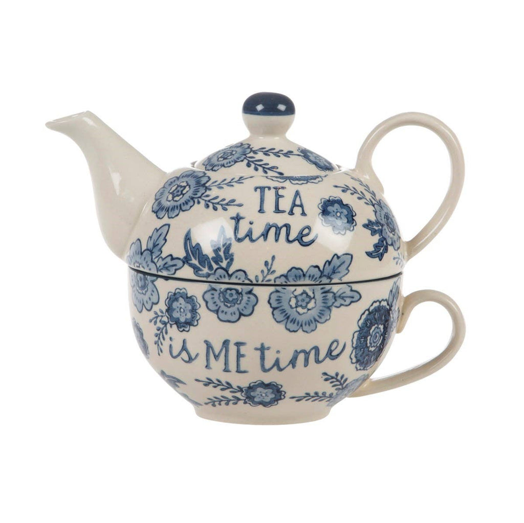 Sass & Belle Europe - Blue Willow Floral Tea For One