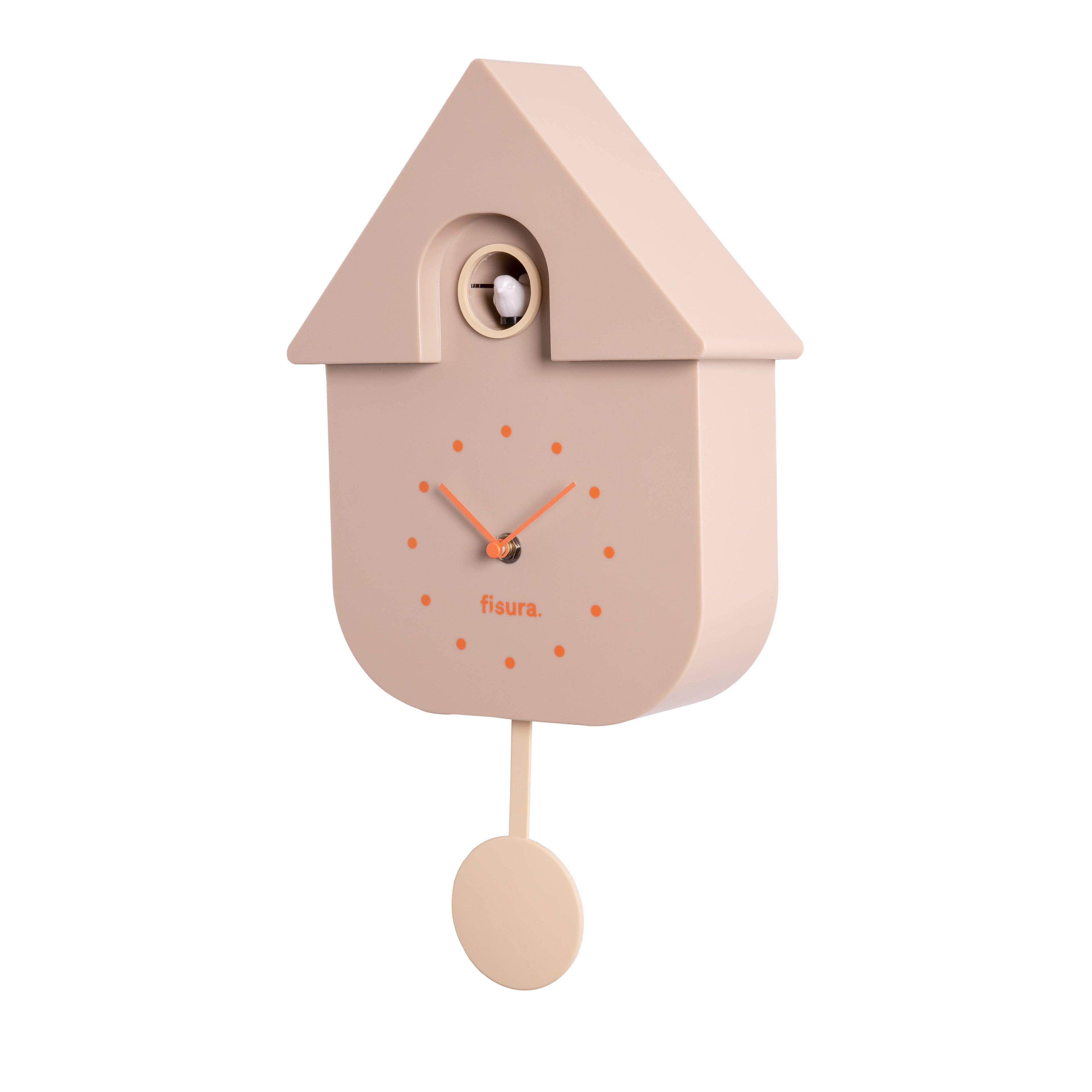 FISURA - BEIGE HOUSE CUCKOO CLOCK WITH DIAL