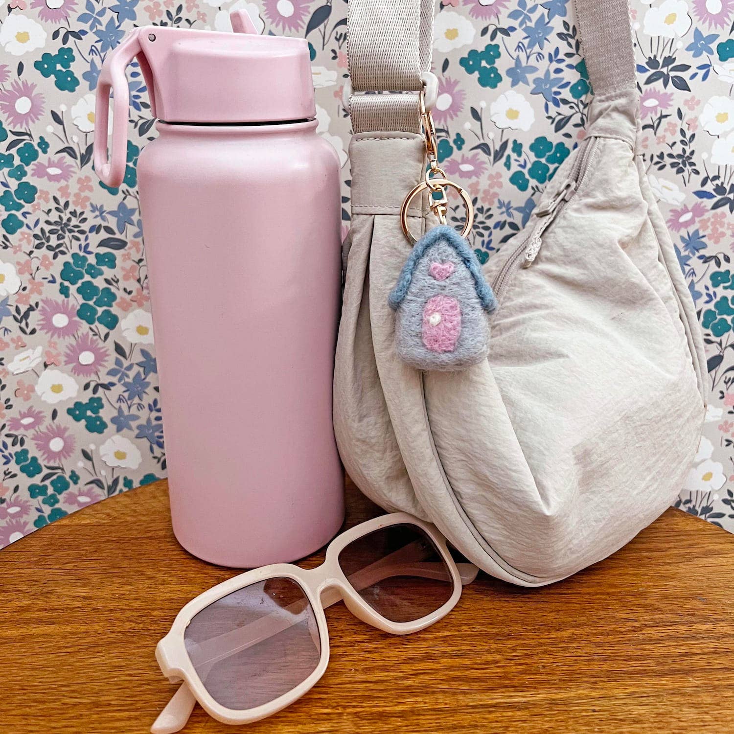 Home Dweller - Felt House Keychain | Bag Charm