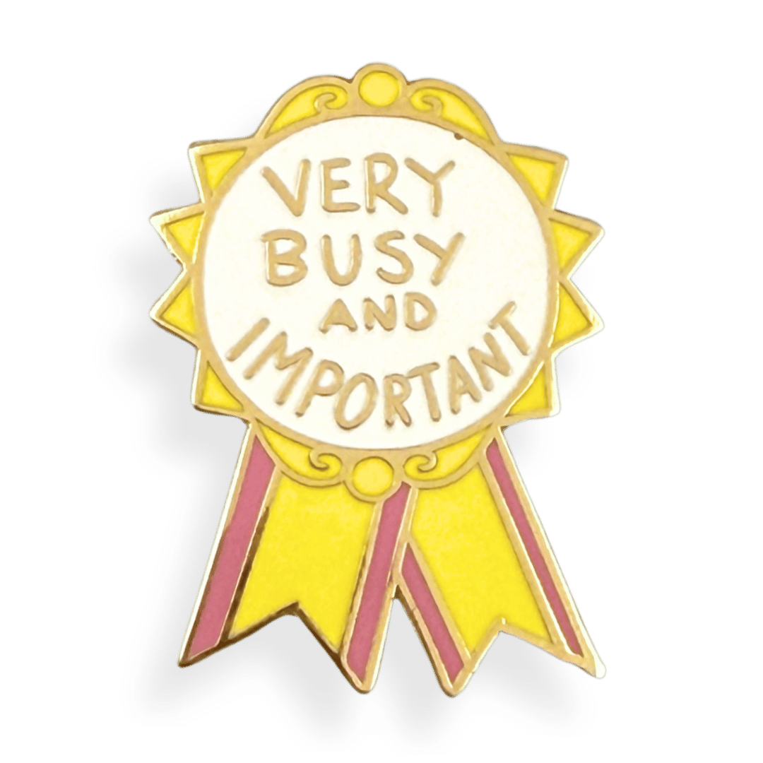 Jubly-Umph - Very Busy and Important Award Lapel Pin