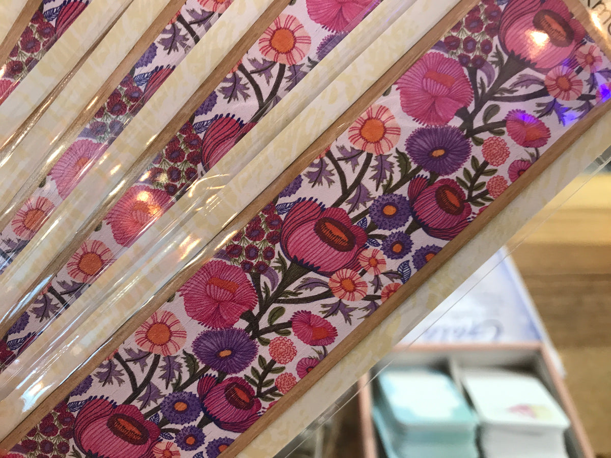 Pink & Mauve Flowers Bookmark