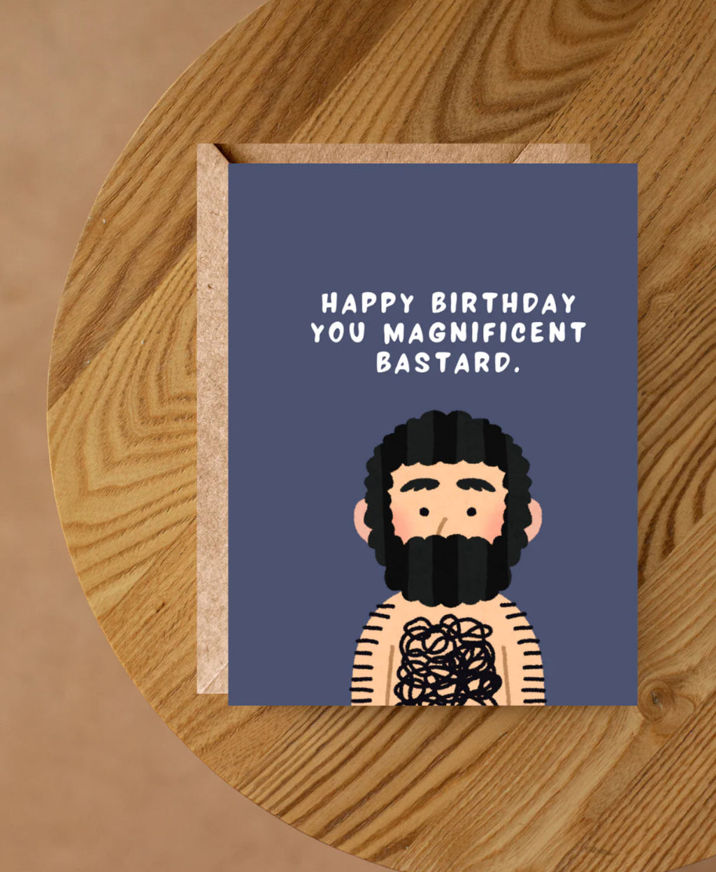 Bayside Treasures - MAGNIFICENT BASTARD BIRTHDAY CARD