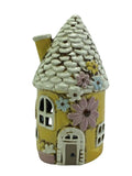 Yellow Daisy Cottage Tealight Holder