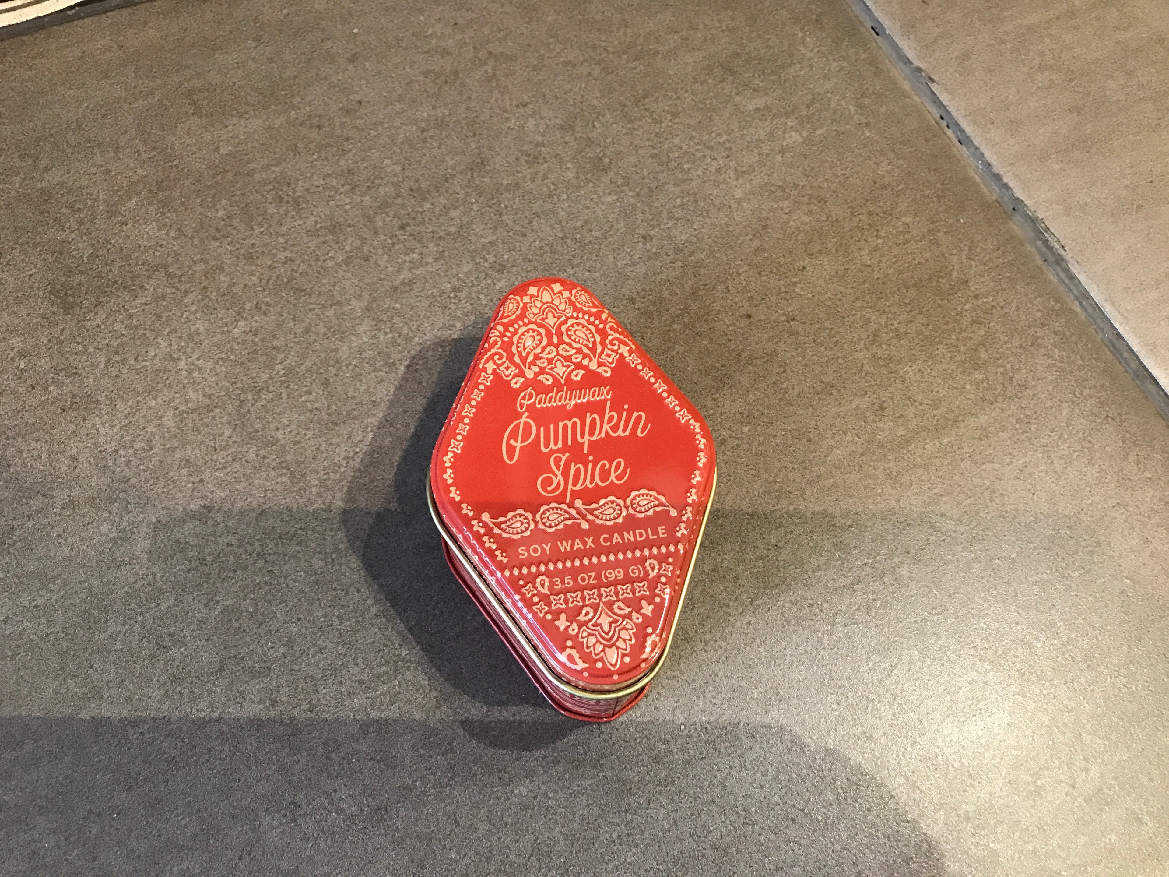 PADDYWAX: PUMPKIN SPICE CANDLE IN TIN