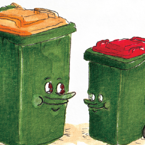 Well Drawn - You've Wheelie Bin the Best Dad