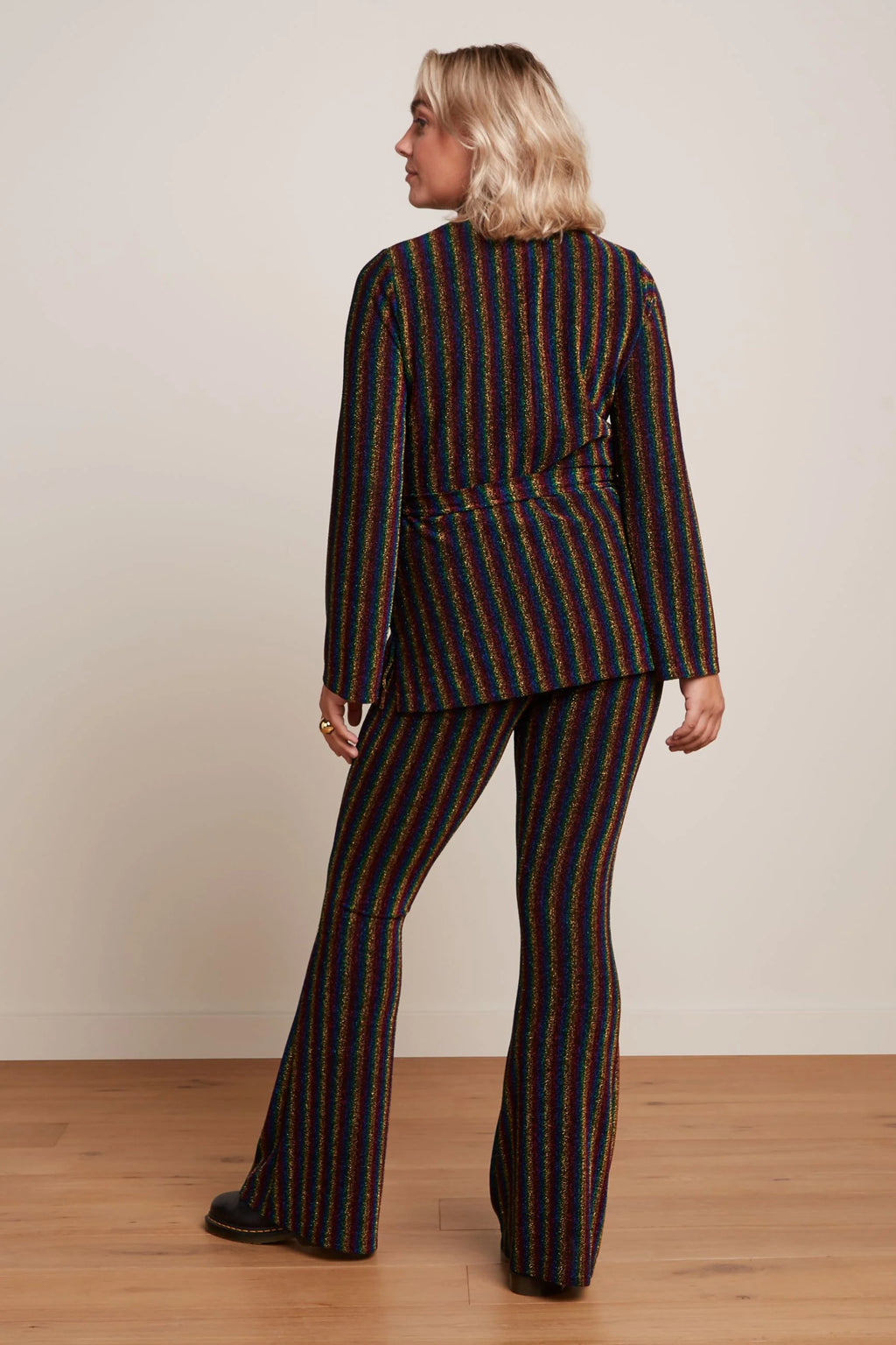 BORDER FLARE PANTS ALMA LUREX - KING LOUIE - AW25