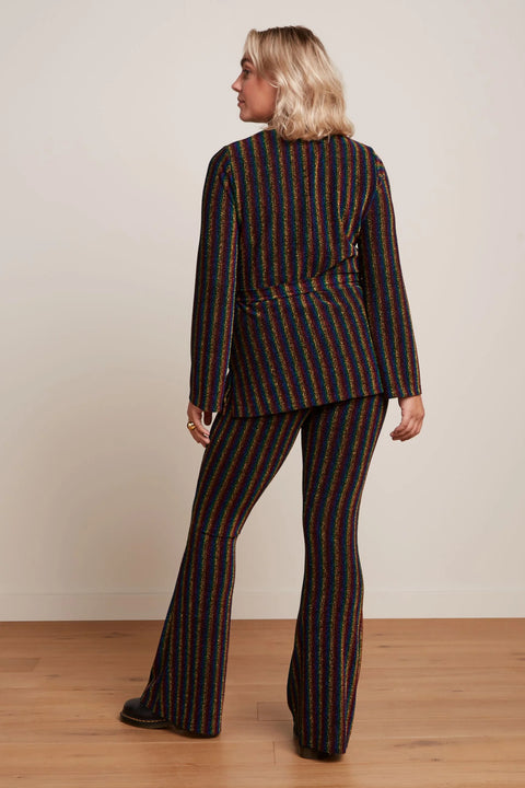 BORDER FLARE PANTS ALMA LUREX - KING LOUIE - AW25