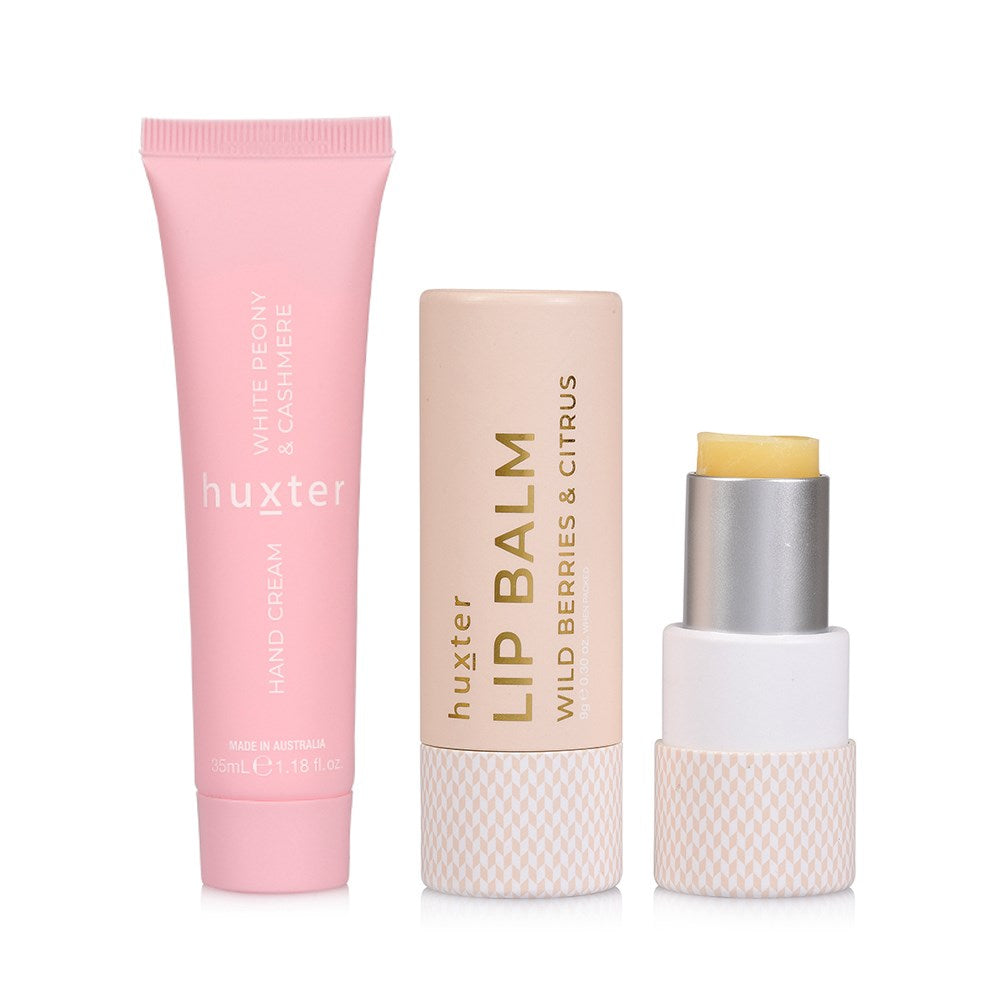 LIP & HAND CREAM DUO - PINK - WHITE PEONY & CASHMERE
