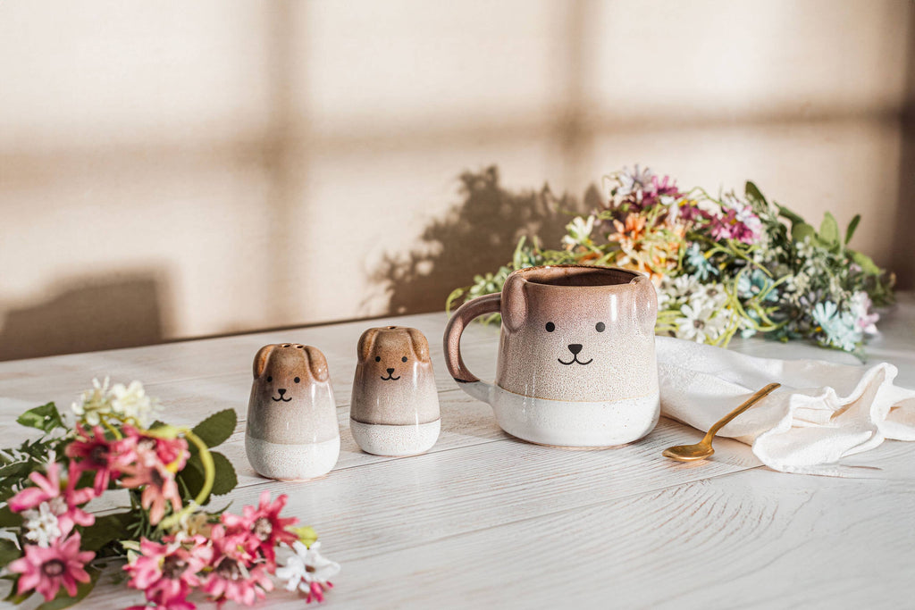 Sass & Belle Europe - Mojave Dog Salt & Pepper Shakers