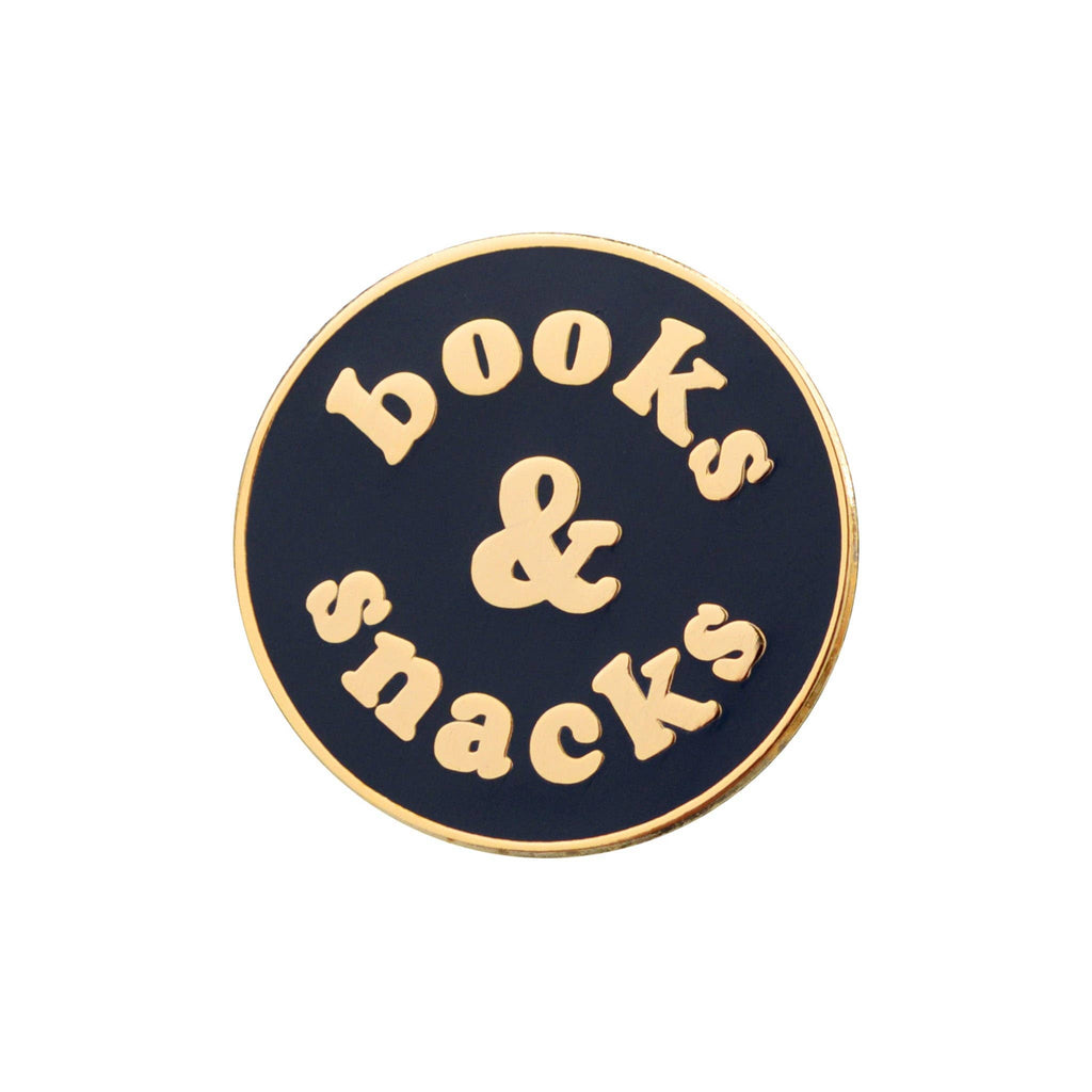 Alphabet Bags - Books & Snacks - Enamel Pin