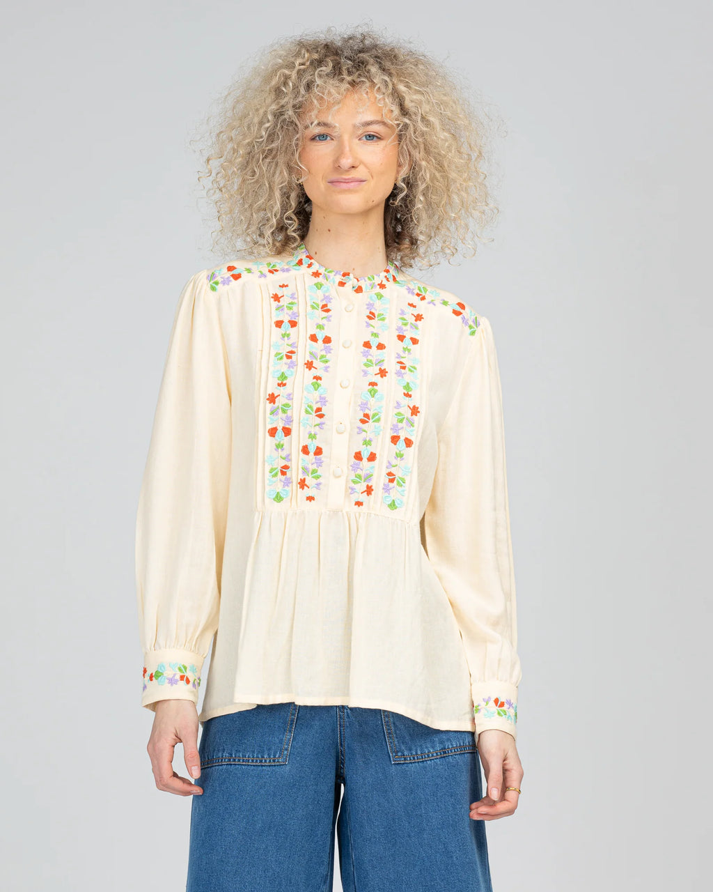 BOOM SHANKAR ROSEMARY TOP - CREAM