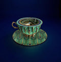 Alljoy Design - A cup of tea pop up card - Peacock