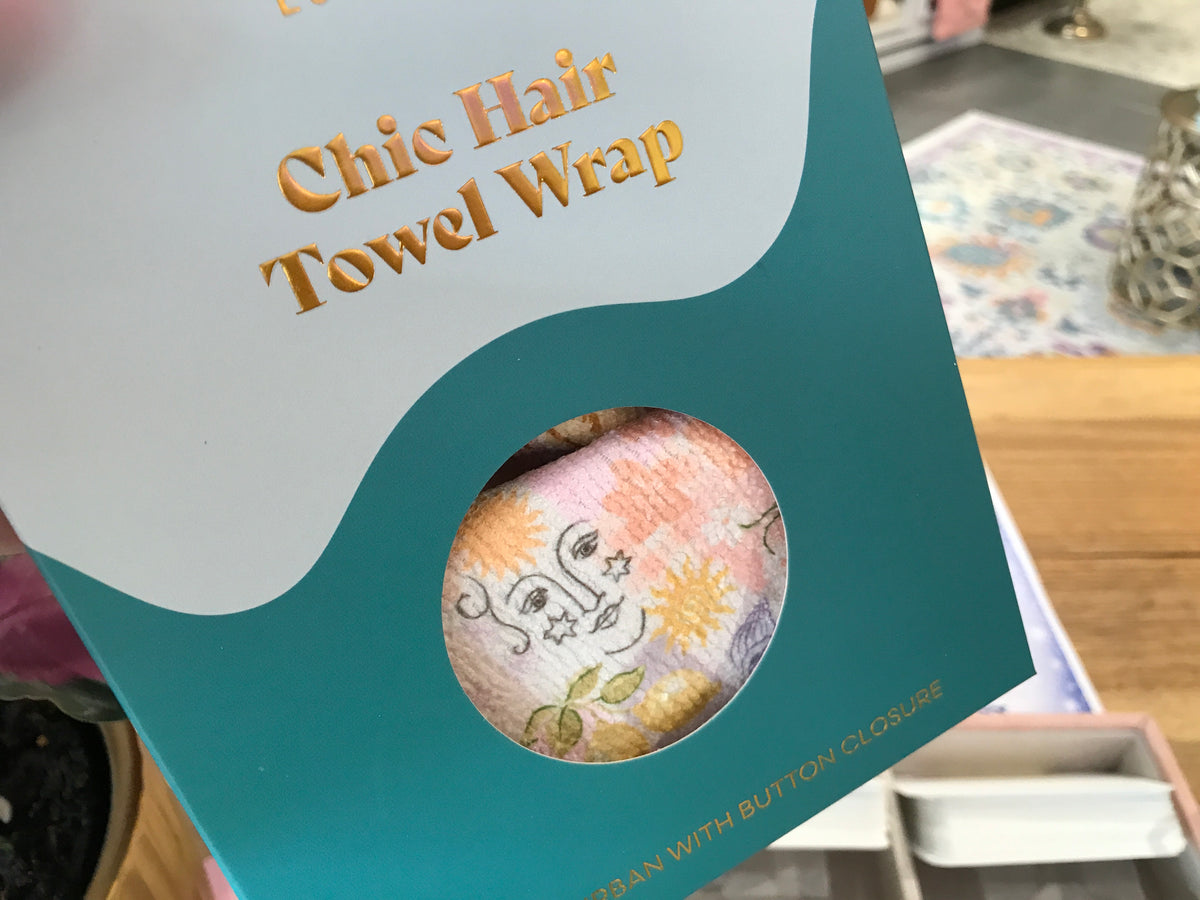 RIVA Hair Towel Wrap in Lemon Lover