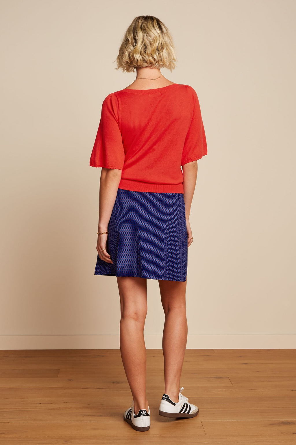 KING LOUIE - BORDER SKIRT DITTO - EVENING BLUE - 0325-02