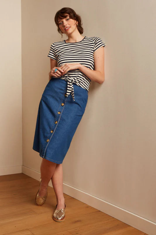 MARIE SKIRT CHAMBRAY KING LOUIE - 0528-01