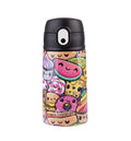 Oasis Stainless Steel Double Wall Insulated Kid's Drink Bottle w/ Sipper Straw 400ml (Squishies)