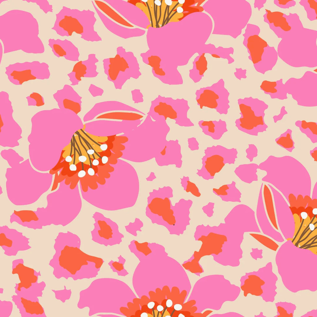 RIVA HAIR WRAP IN ANIMAL FLORAL