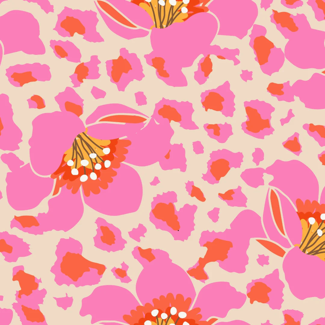 RIVA HAIR WRAP IN ANIMAL FLORAL