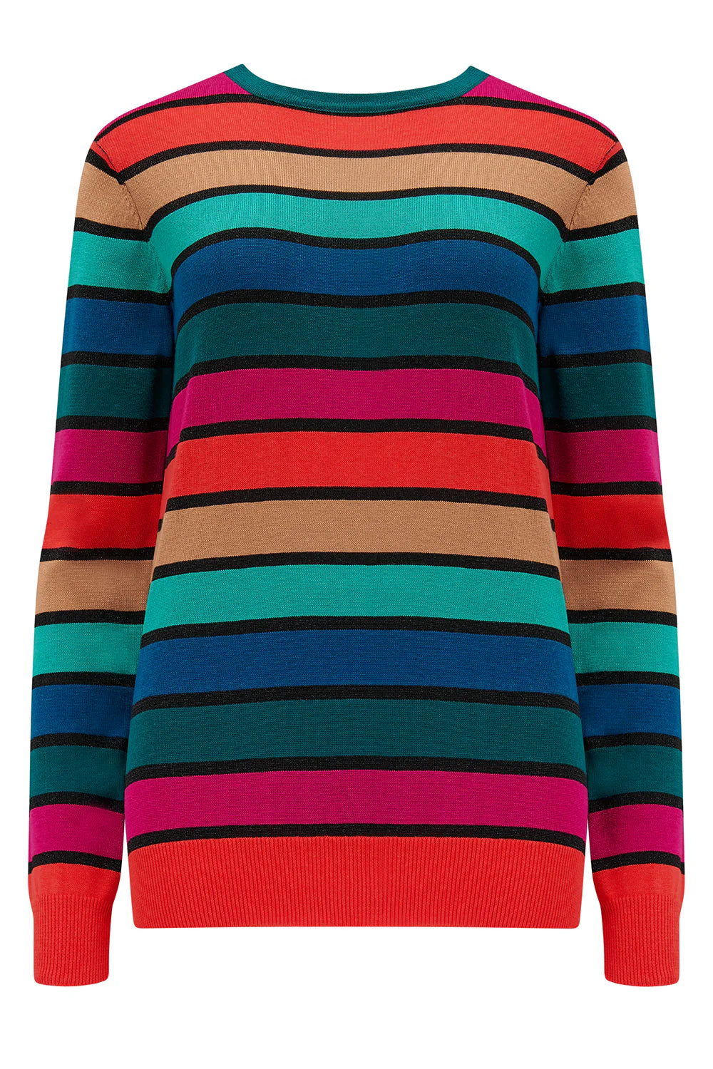 ASTRID JUMPER RAINBOW STRIPES - SUGARHILL BRIGHTON - AW25