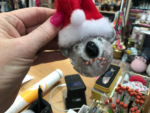 3D BAUBLE SANTAS HELPER CANDY CANE