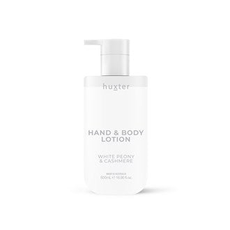 HAND & BODY LOTION - 500ML - WHITE PEONY & CASHMERE
